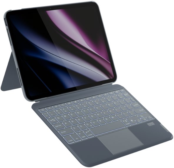 Epico podsvícená klávesnice s pouzdrem pro iPad Pro 11" (M4/M5) - CZ/šedá (A00)