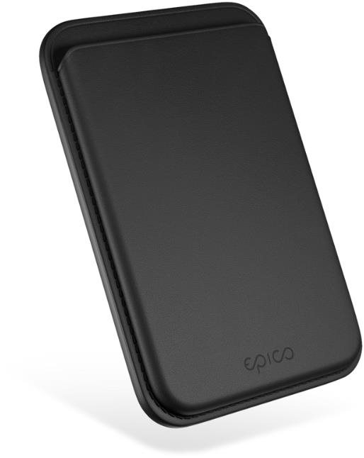 Epico Mag+ Leather Wallet - černá