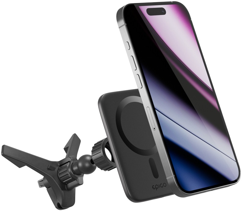 Epico Qi2 Mag+ bezdrátová autonabíječka - černá