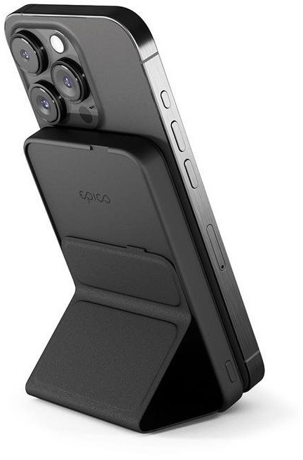 Epico Mag+ power banka se stojánkem kapacita baterie 7000mAh - černá