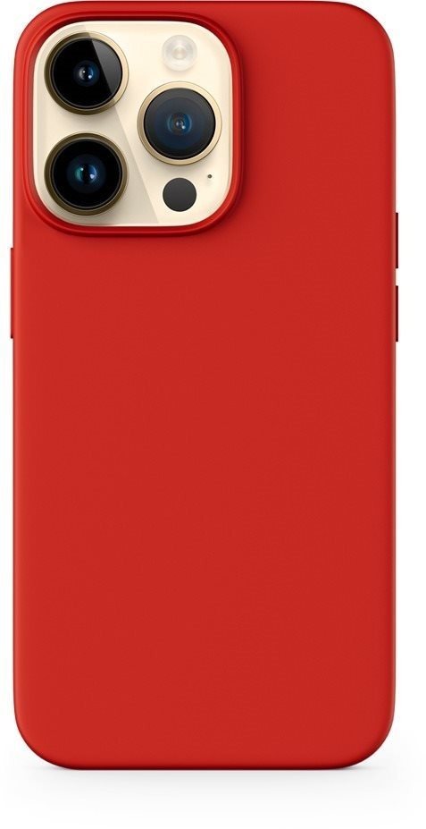 Epico silikonový kryt pro iPhone 14 Plus s podporou uchycení MagSafe - červený