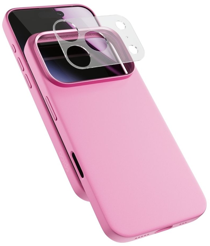 Epico Silicone Pro Mag+ kryt iPhone 17 Pro Qi2 & MagSafe kompatibilní - růžová