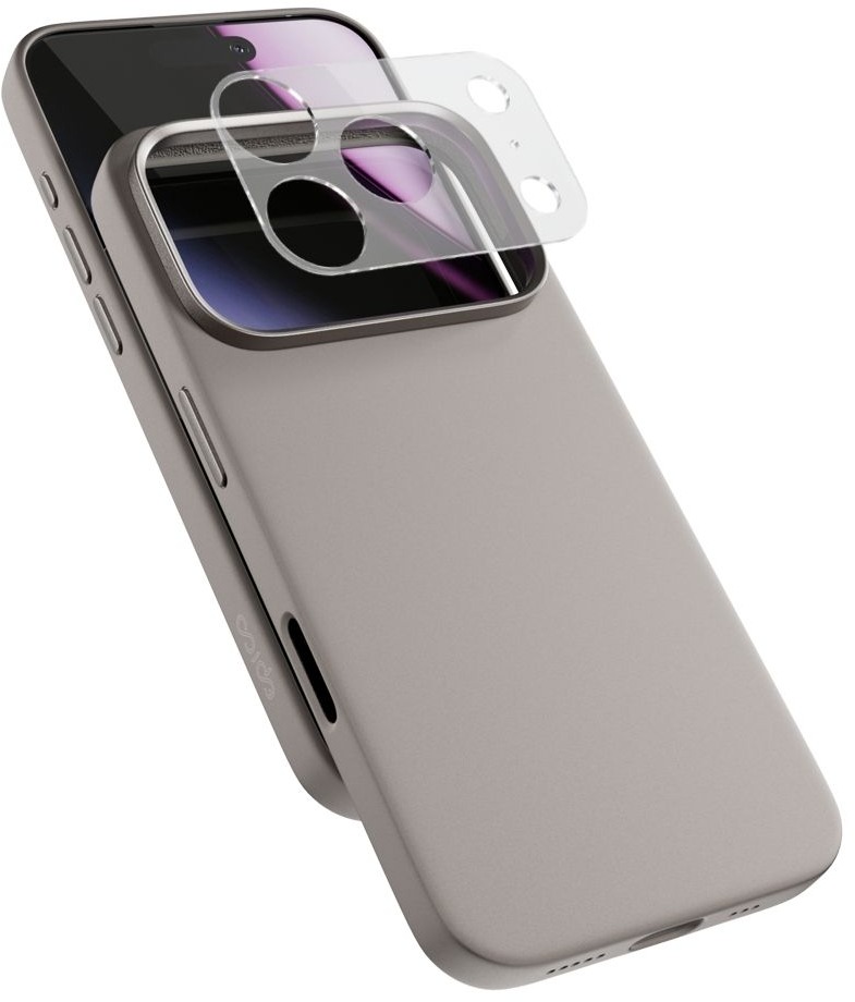 Epico Silicone Pro Mag+ kryt iPhone 17 Pro Max Qi2 & MagSafe kompatibilní - titanová