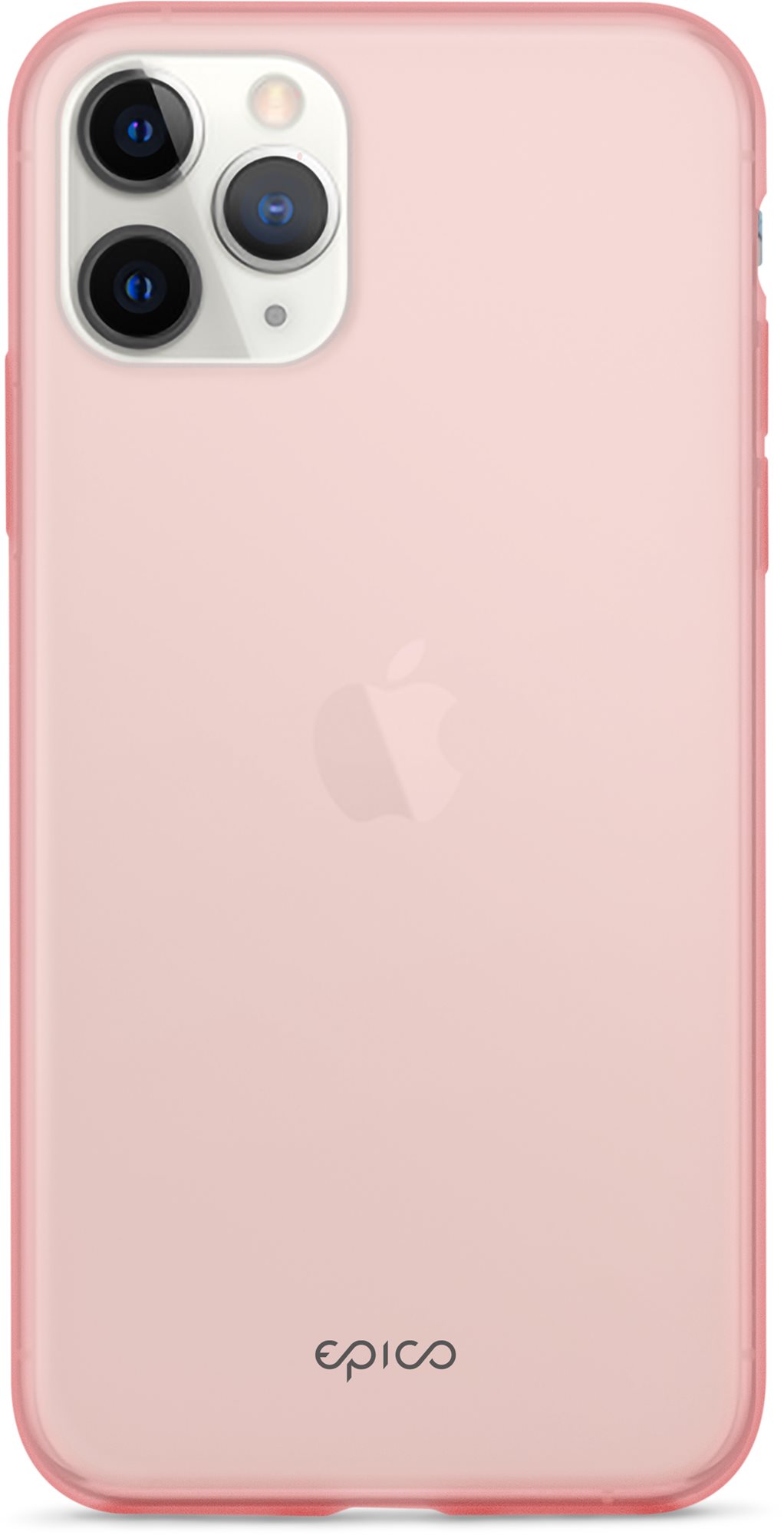 Epico Silicone case 2019 iPhone 11 PRO červený transparentní