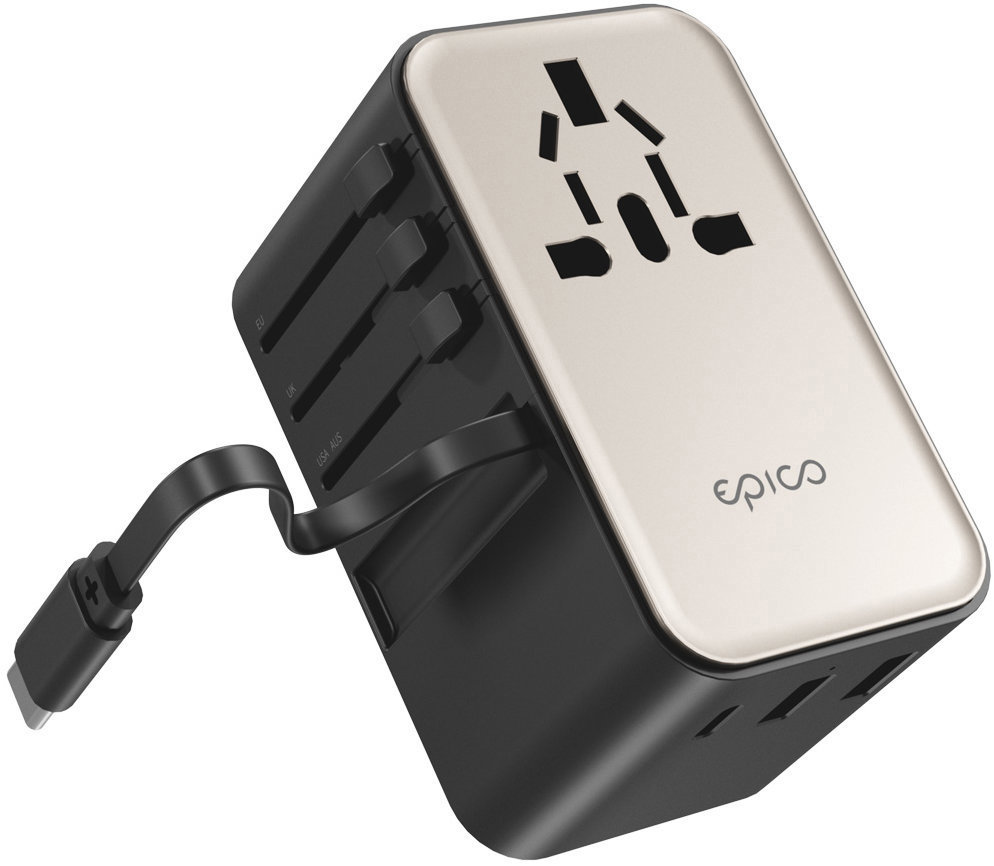 Epico UltraBoost Universal GaN 70W cestovní adaptér EU70 - titanová