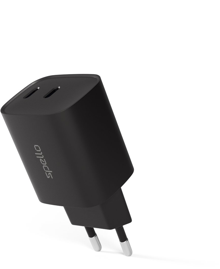 Spello ForceBoost GaN 45W síťový adaptér SA45 - černá