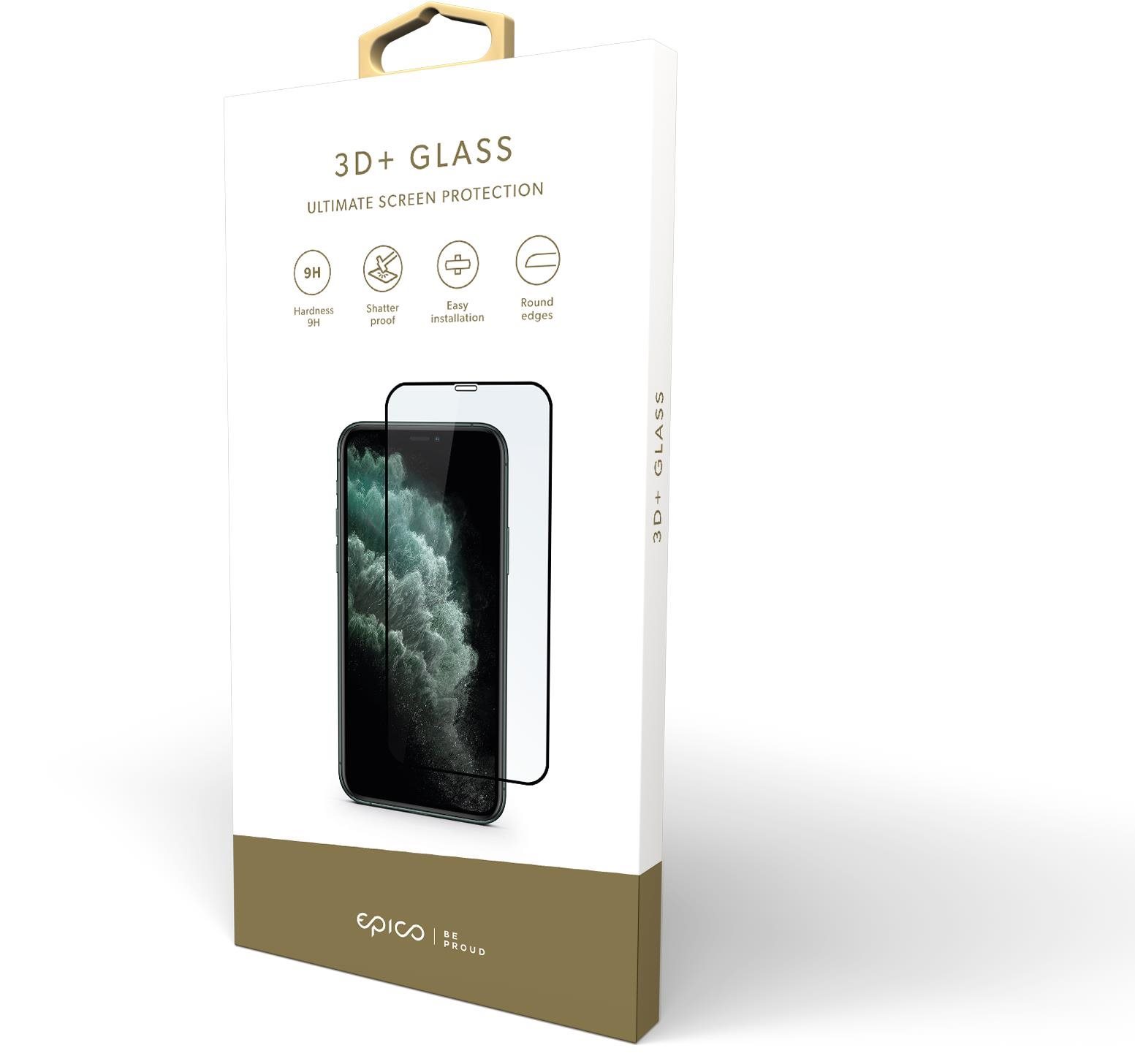Epico 3D+ Glass IM iPhone 6/6S/7/8/SE (2020)/SE (2022) - černá
