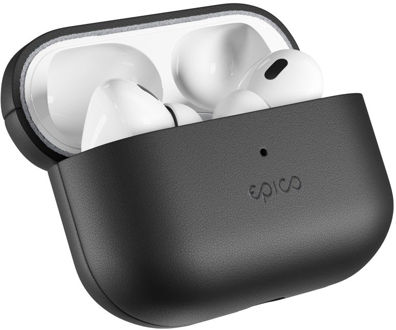Epico Leather Case Airpods Pro 2 - černá