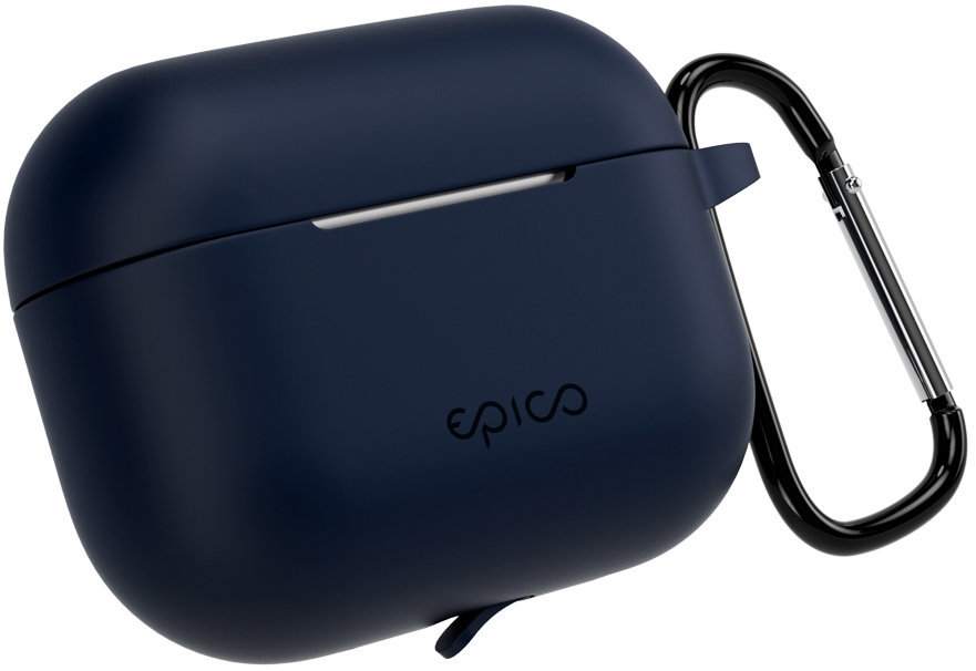 Epico silikonové pouzdro s karabinou AirPods Pro 3 - tmavě modrá