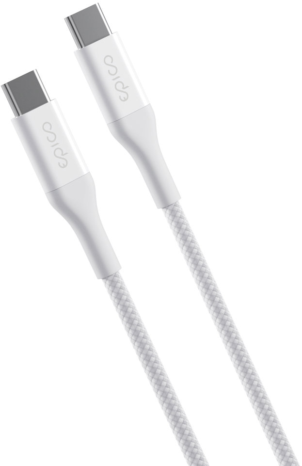 Epico UltraLink USB-C na USB-C 240W 1.2m kabel EC32 - bílá