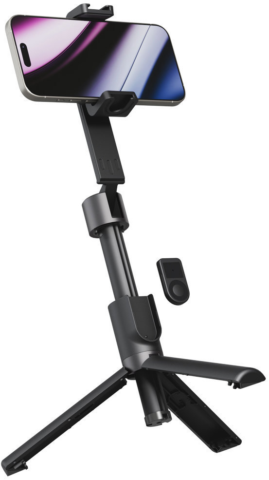 Epico Tripod Mag+ 2v1 skládací stativ a selfie tyč - černá