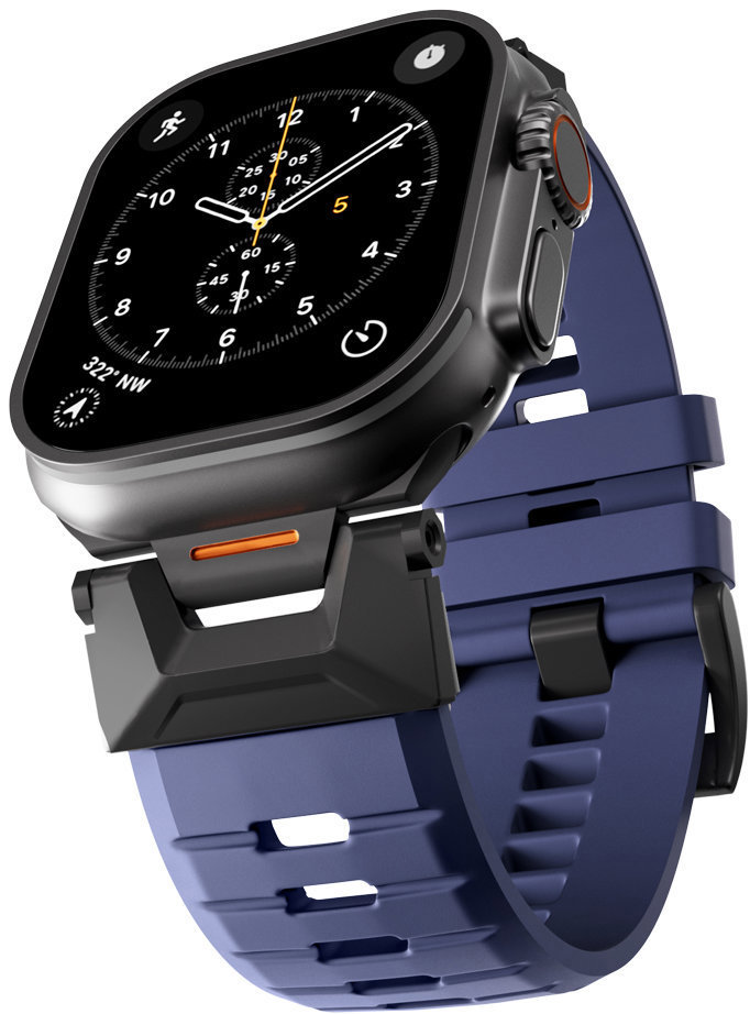 Epico FKM Rubber Pro Apple Watch SE 44mm/Series 1-9 42/44/45mm, 10-11 46mm/Ultra 49mm, modrá