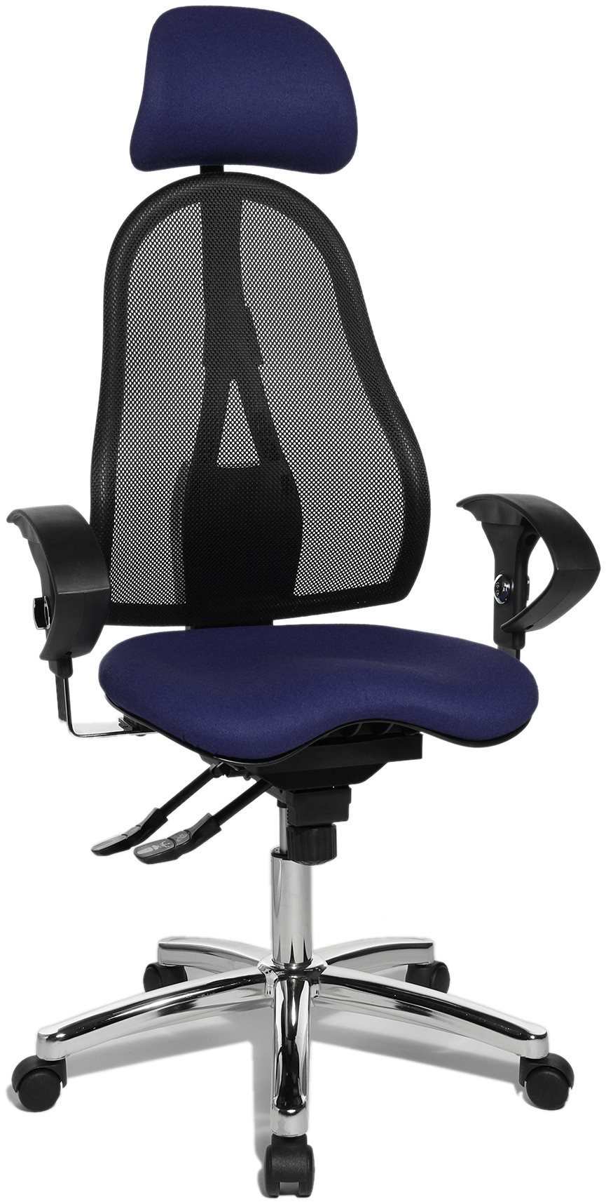 Ergonomická židle TOPSTAR Sitness 45 v tmavě modré barvě