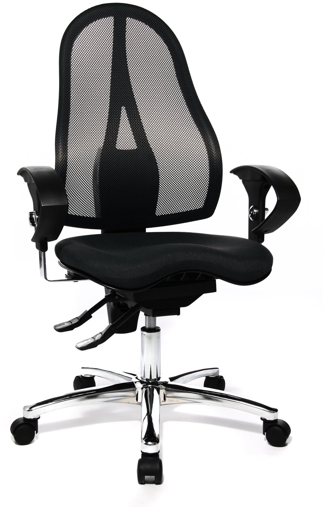 Ergonomická kancelářská židle TOPSTAR Sitness 15 v černé barvě