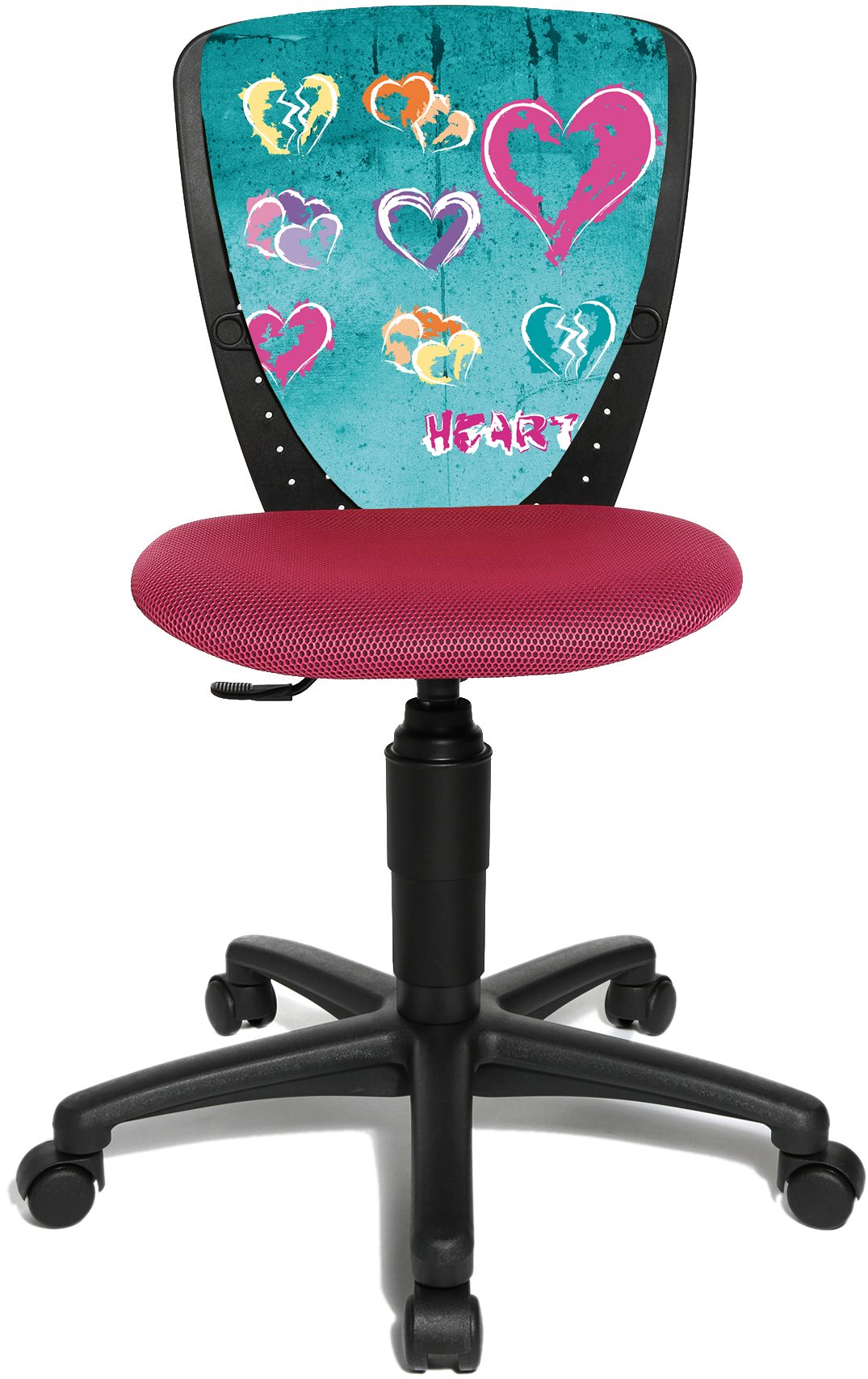 Dětská židle TOPSTAR S´COOL NIKI s motivem srdce