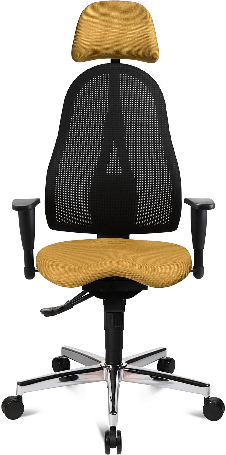Ergonomická kancelářská židle TOPSTAR Sitness Profi 650 v žluté barvě