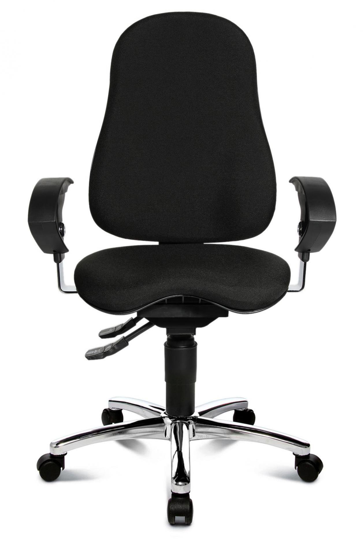 Ergonomická kancelářská židle TOPSTAR Sitness 15 v černé barvě