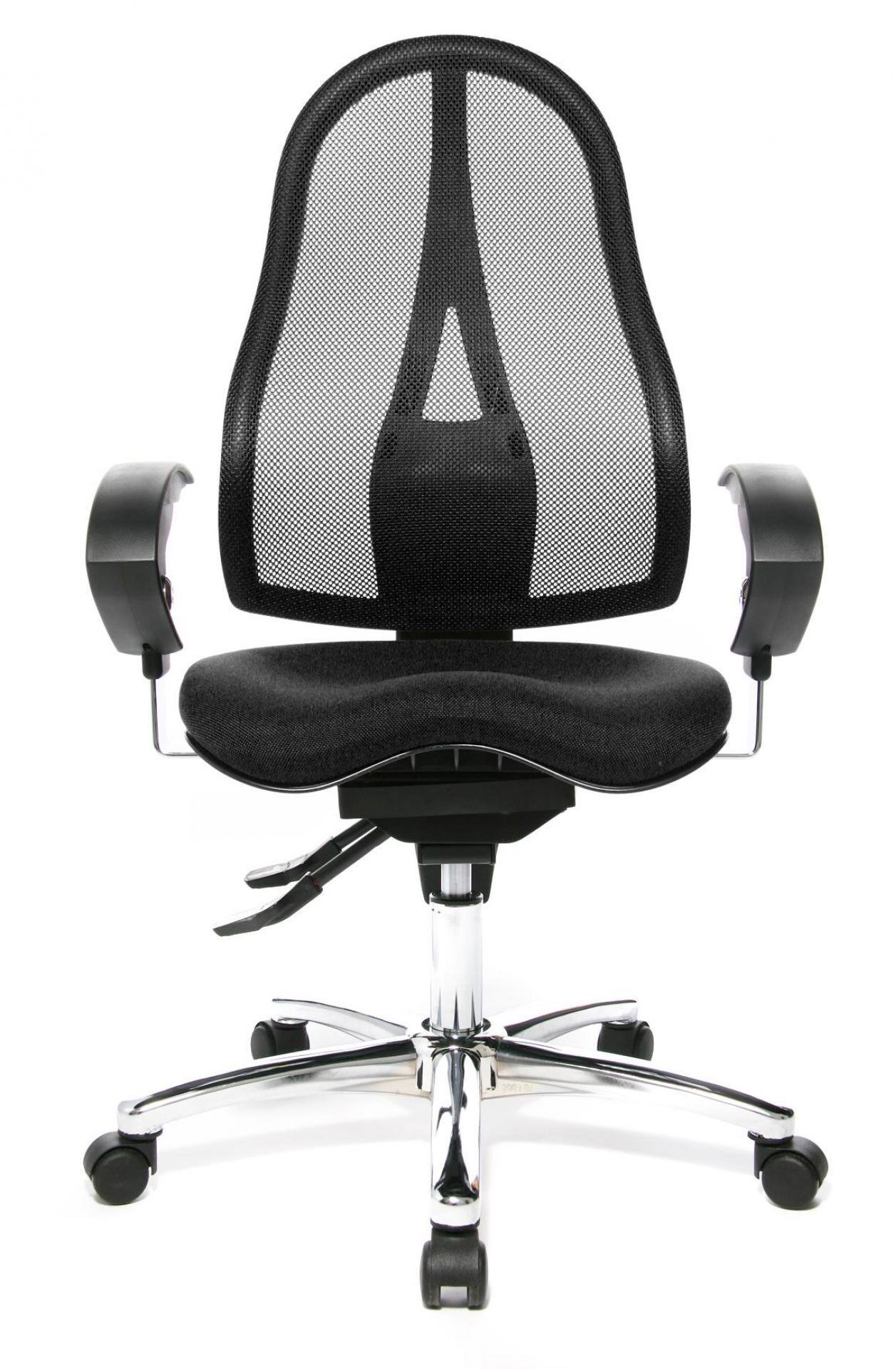 Ergonomická kancelářská židle TOPSTAR Sitness 45 v antracitové barvě