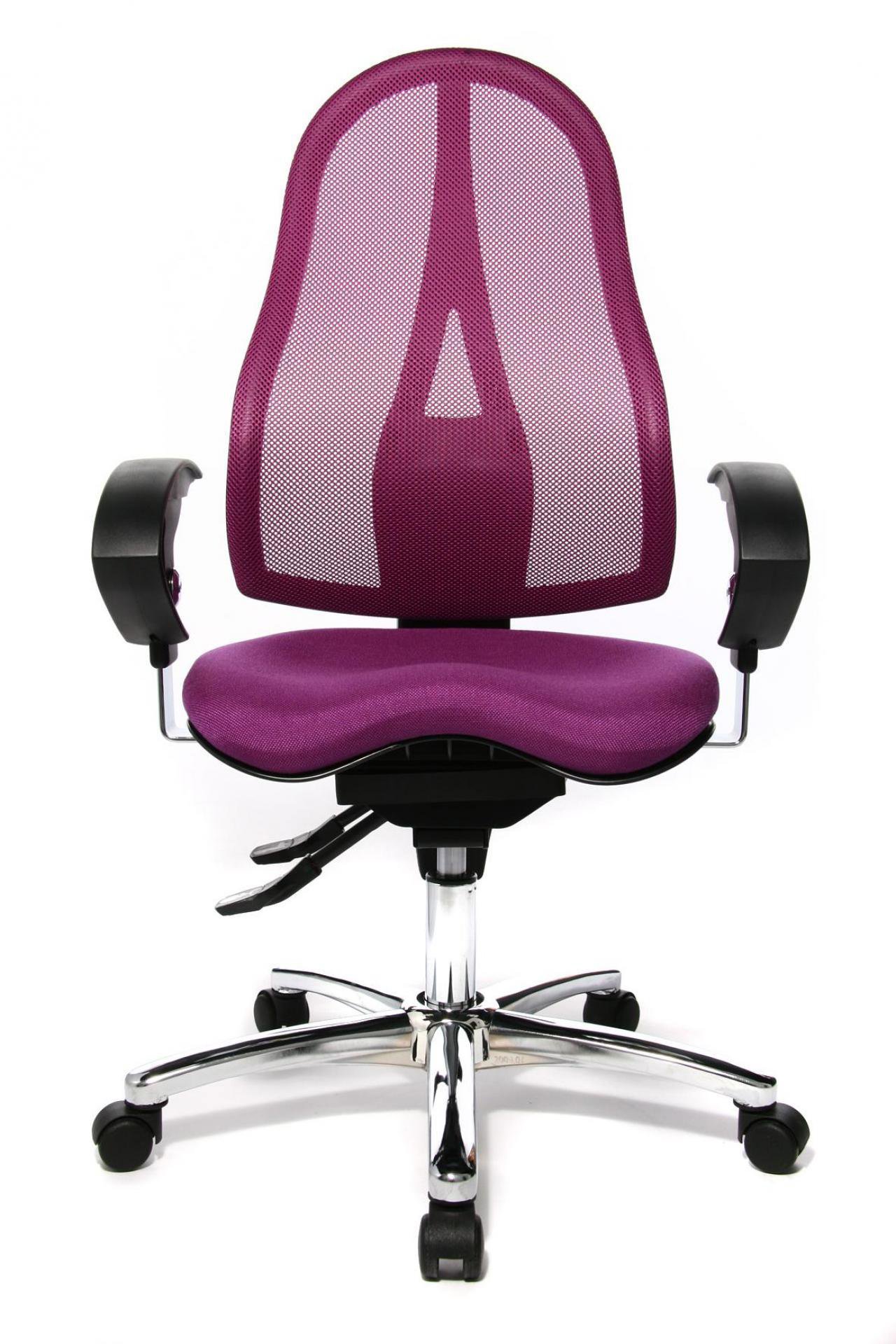 Ergonomická kancelářská židle TOPSTAR Sitness 15 v fialové barvě