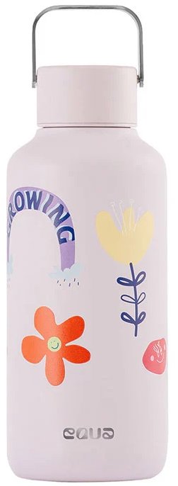 EQUA Lehká nerezová lahev Timeless Flower Power 600 ml