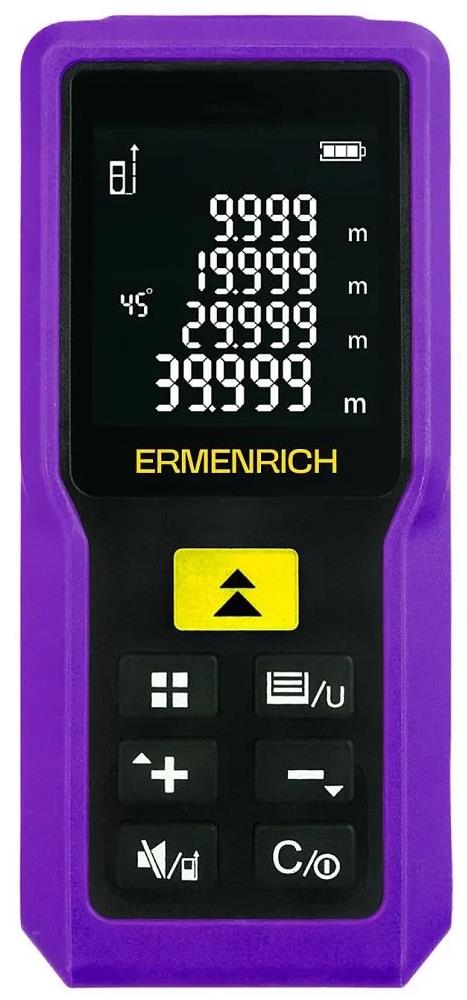 ERMENRICH Laserový dálkoměr 60 m Reel Laser Meter Violet GM60 (bez AKU)