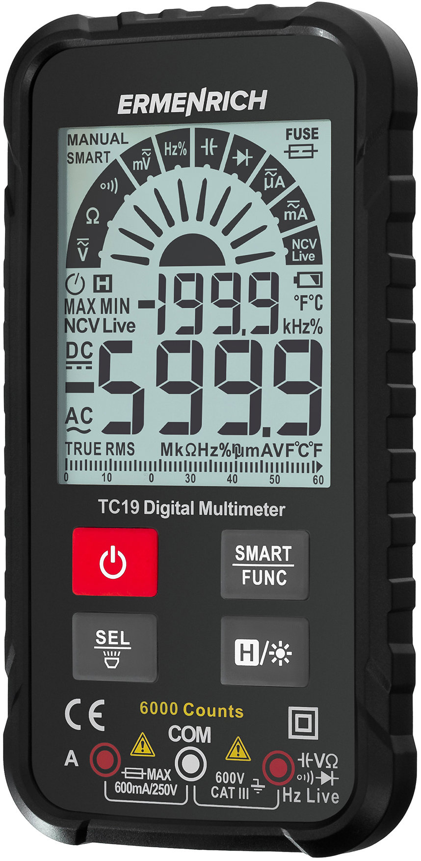 ERMENRICH Digitální multimetr Zing TC19