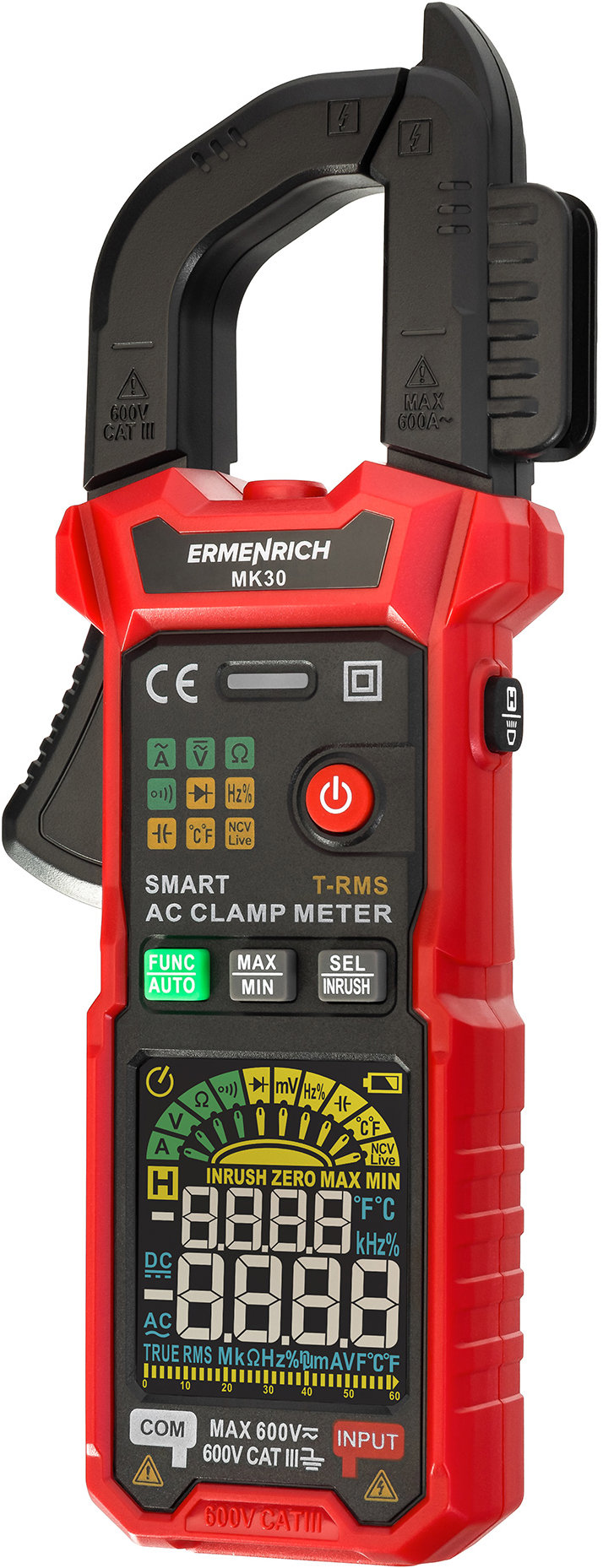 ERMENRICH Multimetr klešťový digitální Ping MK30