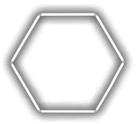 Escape6 Kompletní LED hexagonové svítidlo bílé 6500 K, rozměr 1 element 97 × 84 cm
