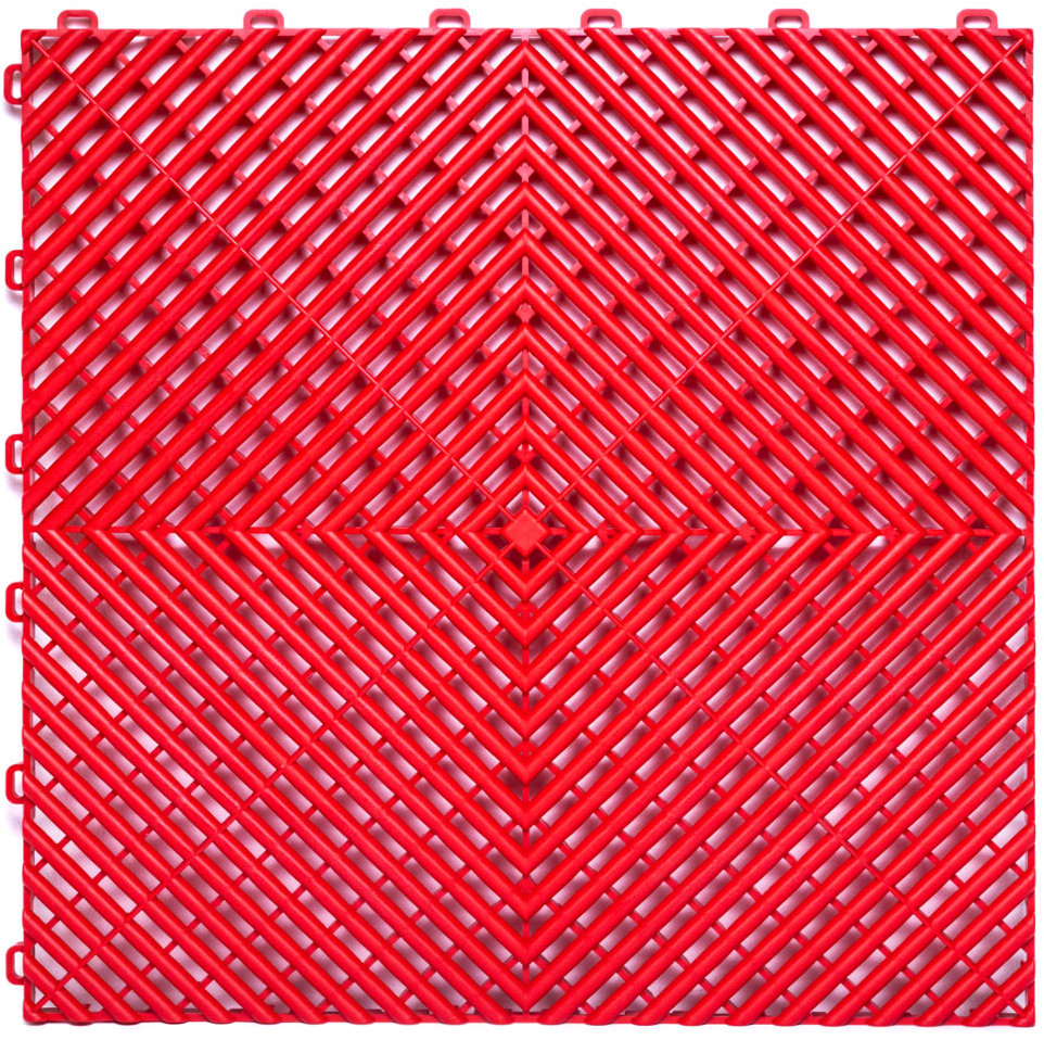 Escape6 WPC dlaždice SORG, 40 × 40 × 1,9 cm, červená, 1 ks