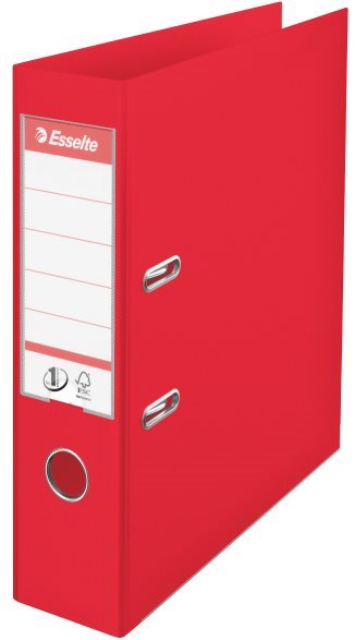 ESSELTE No.1 Power VIVIDA A4 75mm červený - kvalitní šanon pro kancelář a školu