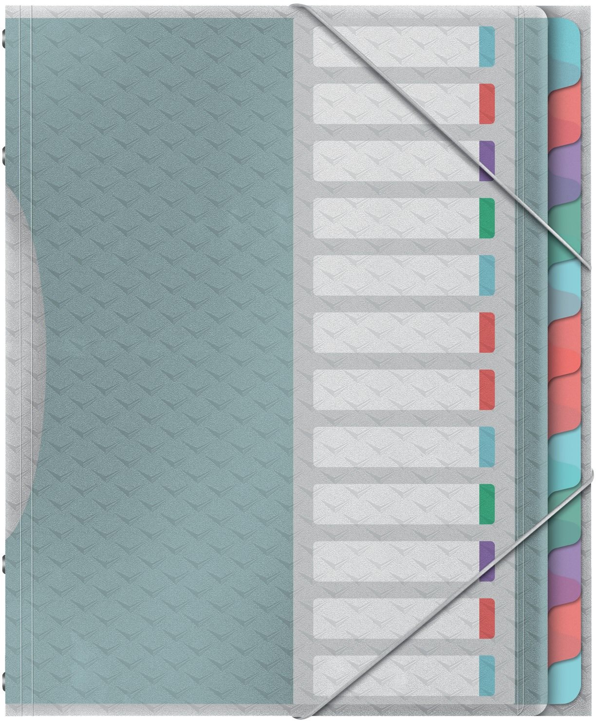 Deska ESSELTE Colour Breeze 1-12, mix barev