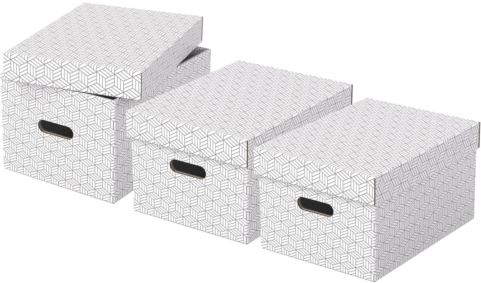 ESSELTE Home - archivační krabice pro uskladnění dokumentů, knih, CD/DVD a dalších materiálů.