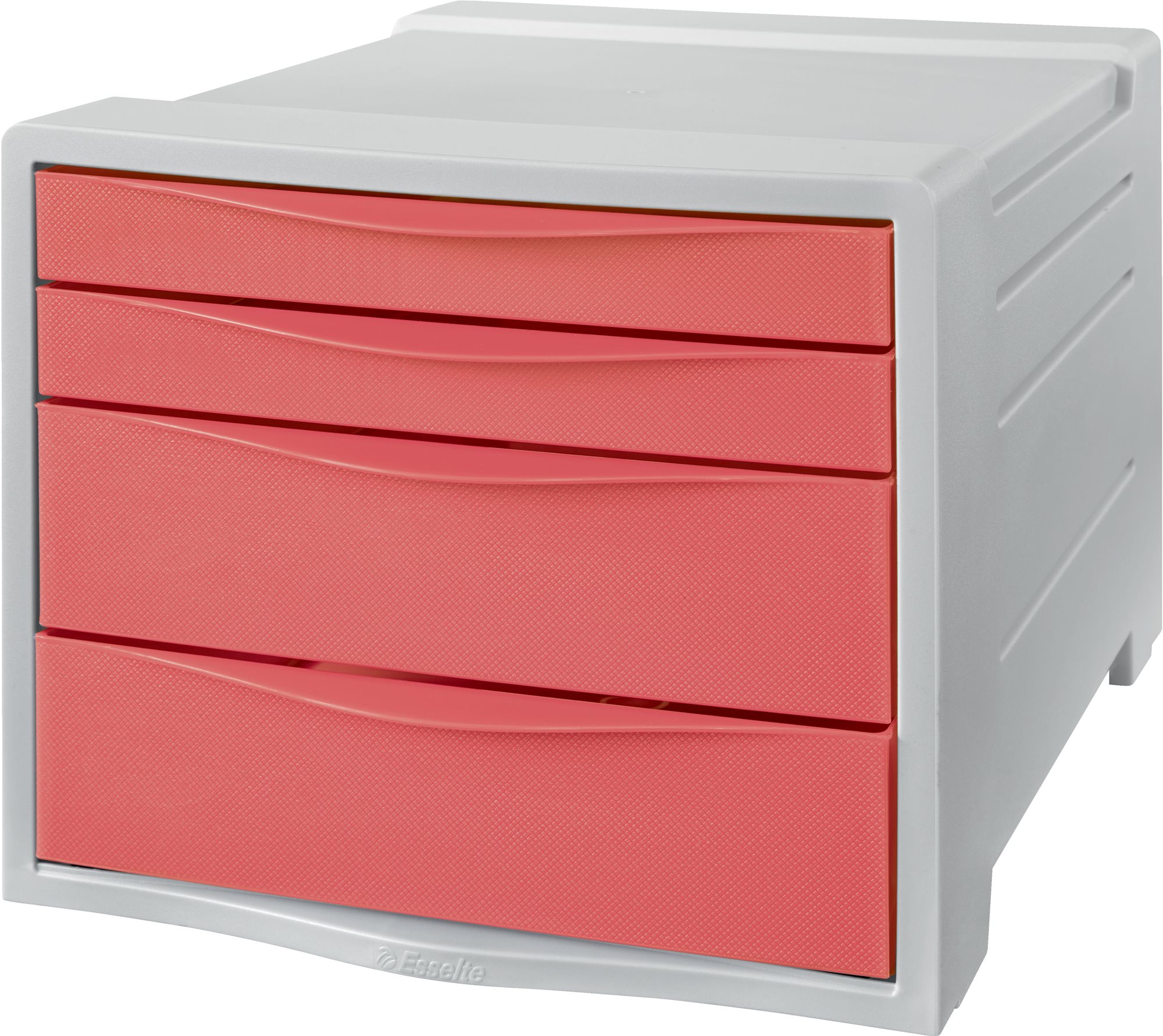 ESSELTE Colour Breeze A4, 4 zásuvky, korálový