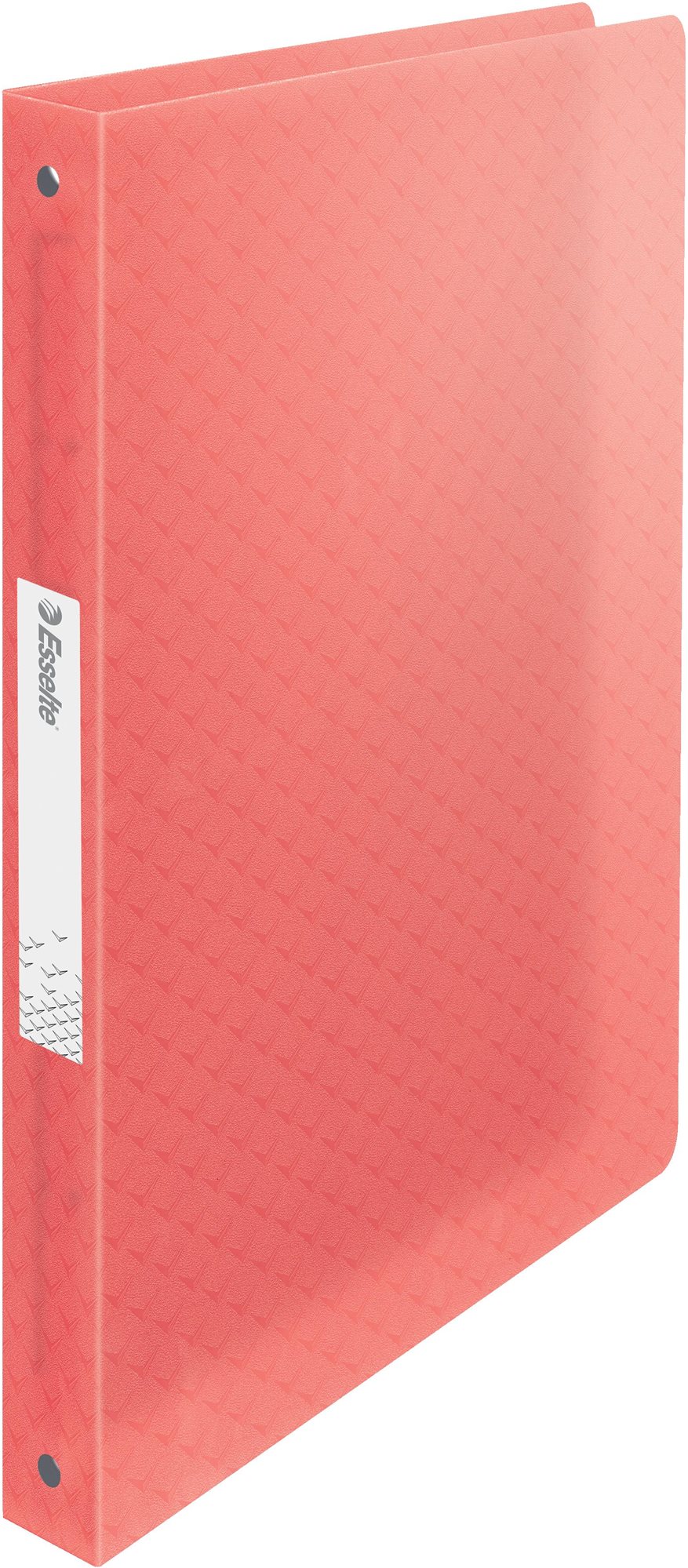 ESSELTE Colour Breeze čtyřkroužkové, transparentní korálové