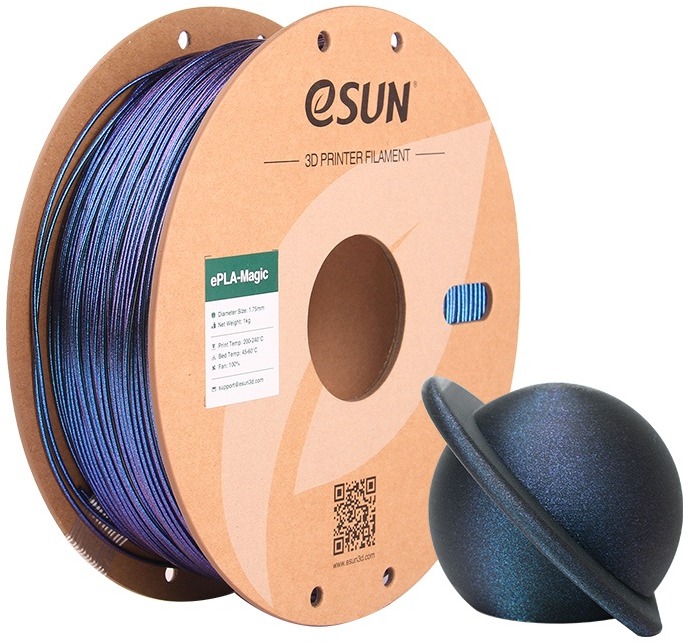 eSUN ePLA-Magic 1kg Dark Twinkling Blue - Revoluční 3D tiskové filament
