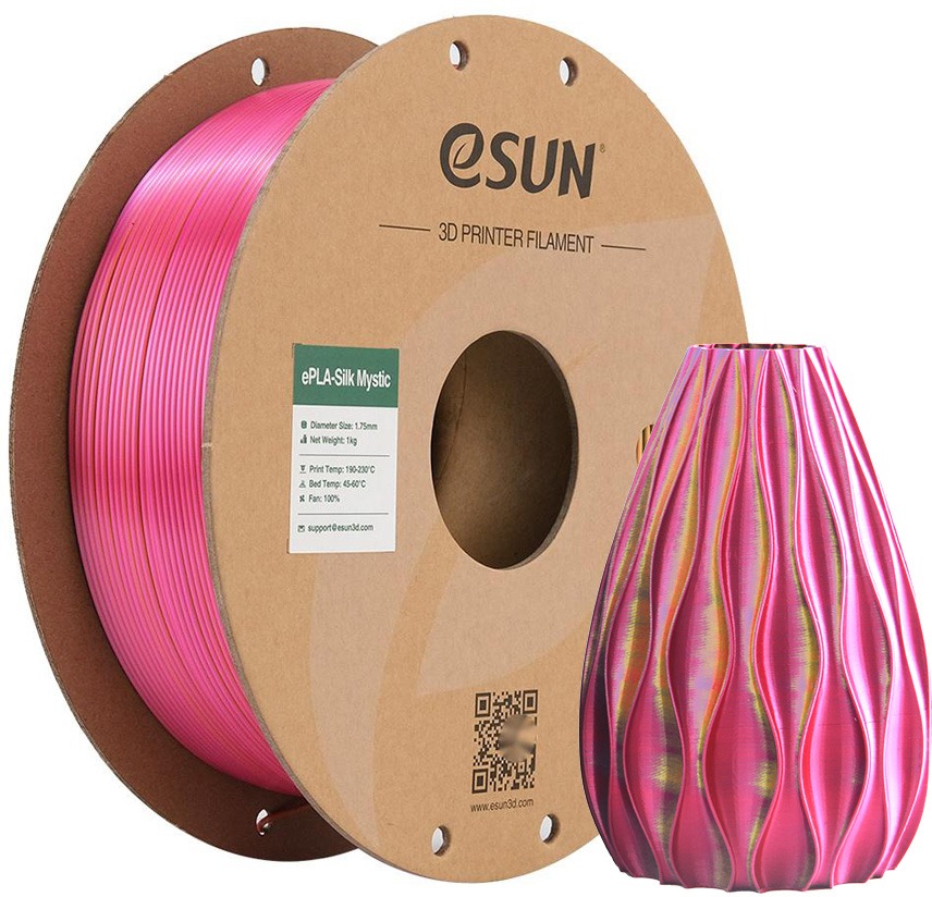 eSUN ePLA-Silk Mystic 1kg Gold Red Green