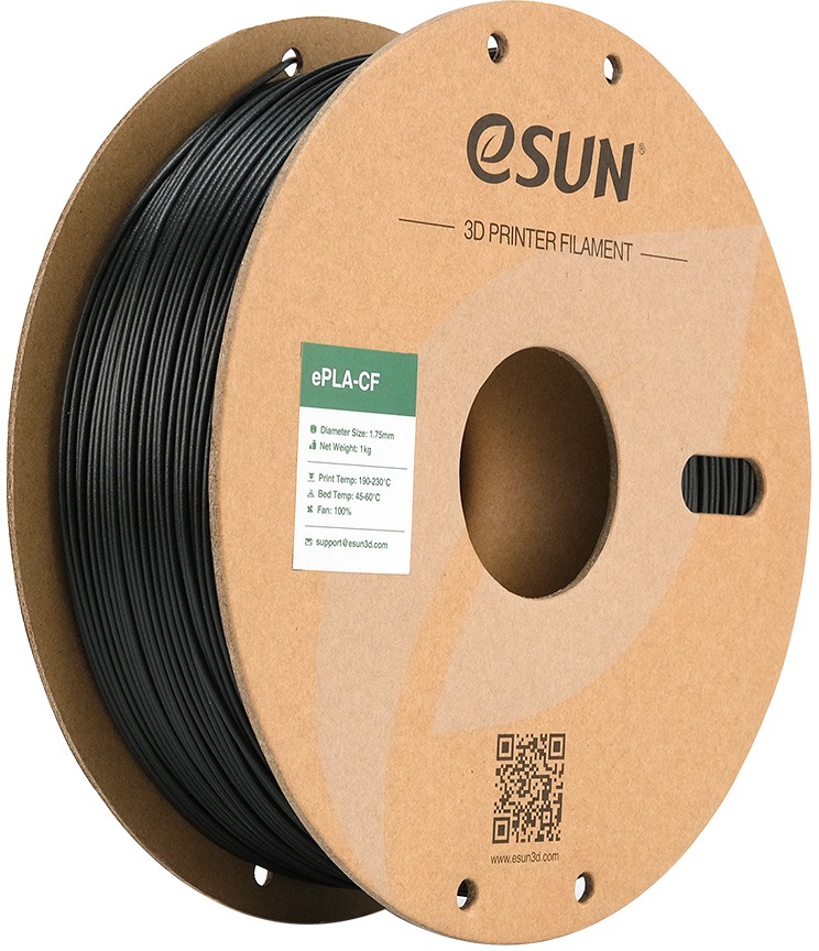 eSUN ePLA-CF 1kg Black - Kvalitní filament pro 3D tisk