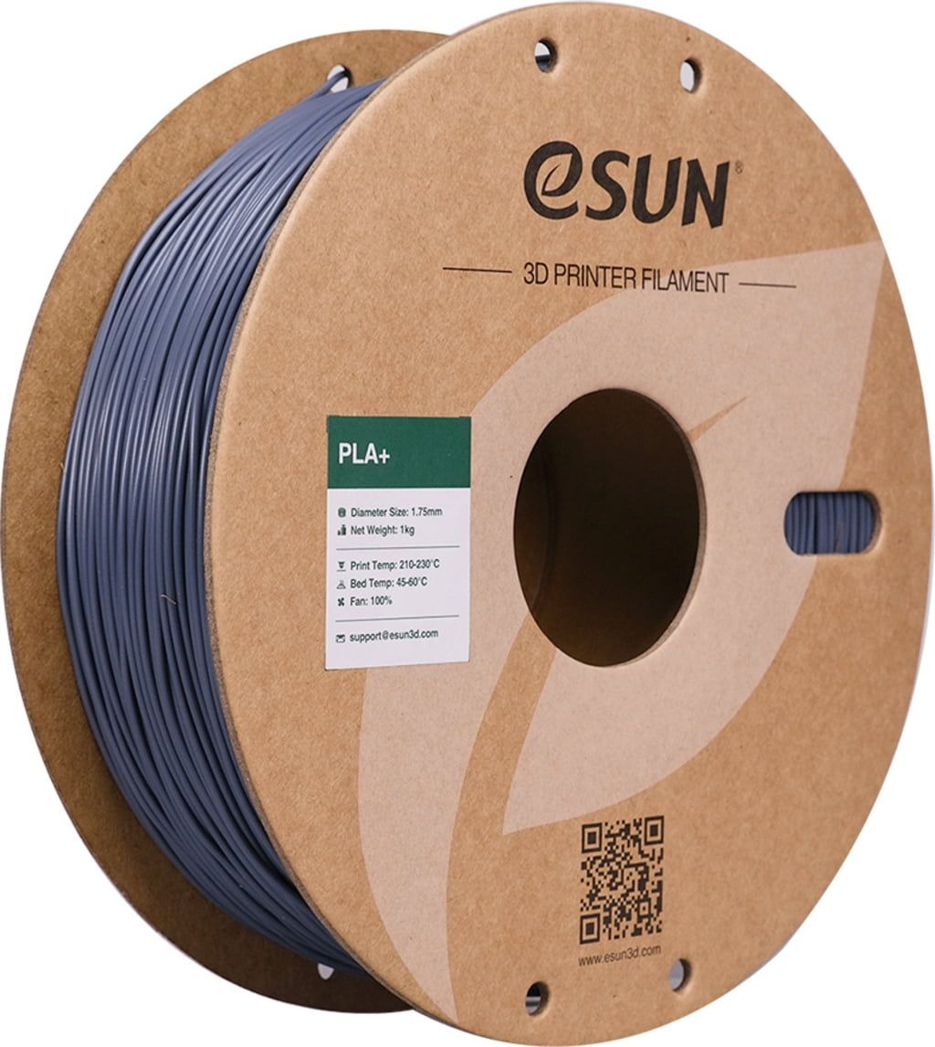 eSUN PLA+ 1kg Grey - Výborný 3D tiskový materiál