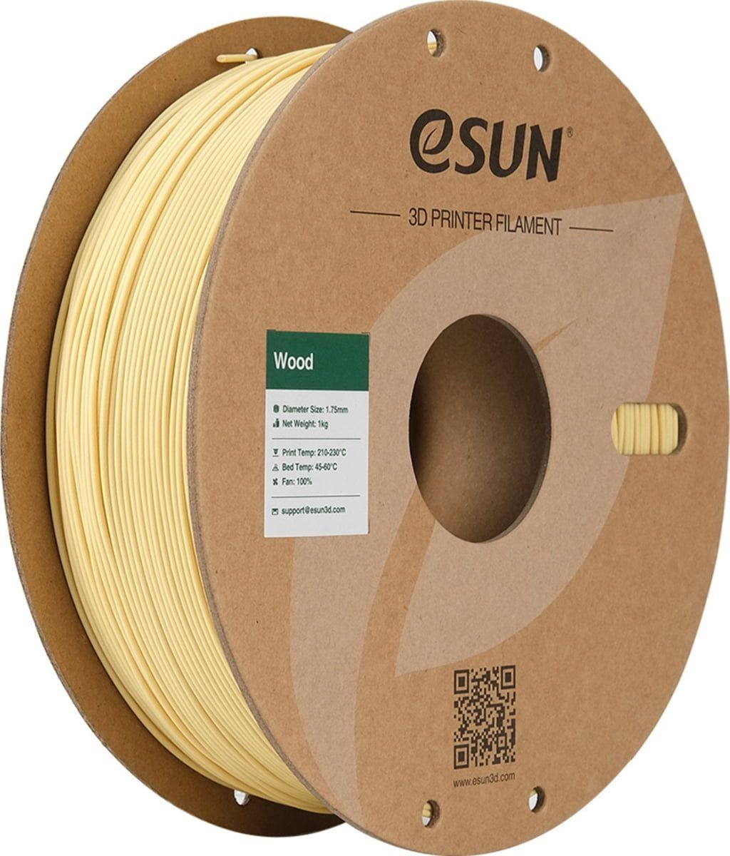 eSUN Wood 1kg Natural - přírodní 3D tisková filament