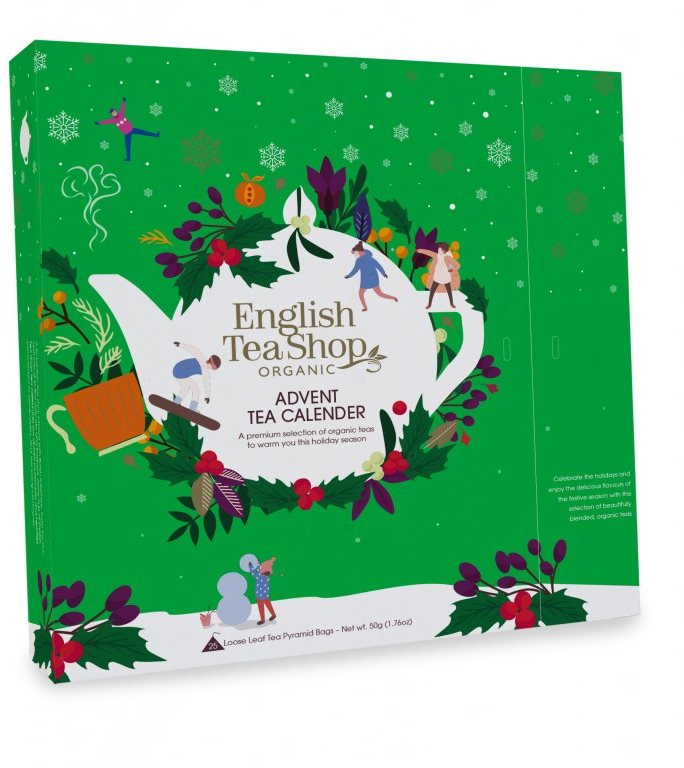 English Tea Shop, Adventní kalendář Zelený, 25 pyramidek