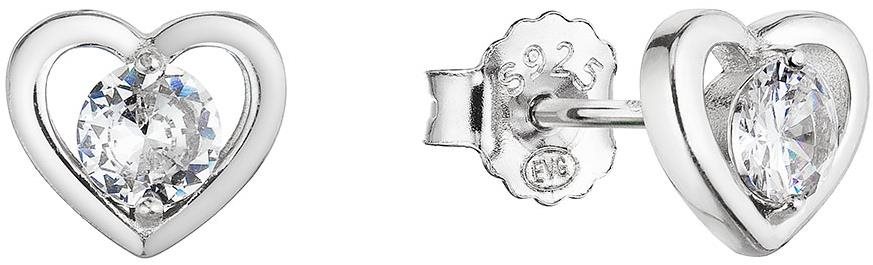 EVOLUTION GROUP 11458.1 zircon ag náušnice (AG 925 / 1000; 1,5 g)