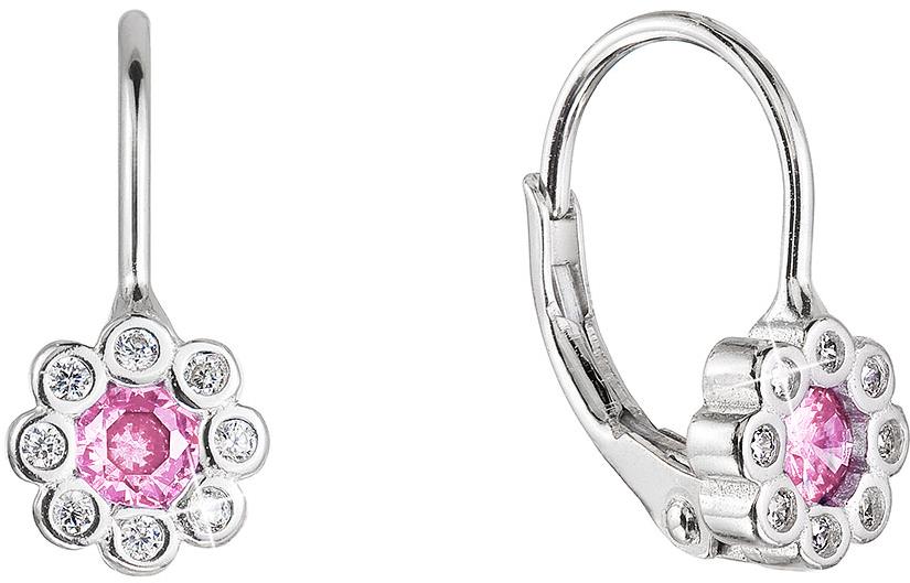 EVOLUTION GROUP 11476.3 rose zircon ag náušnice (AG 925 / 1000; 1 g)