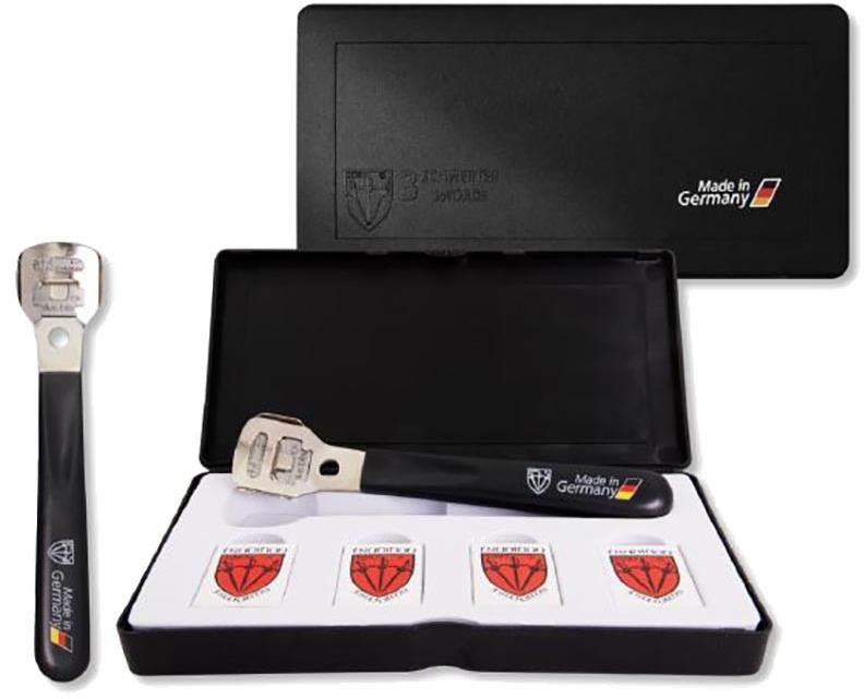 KELLERMANN seřezávač zrohovatělé kůže s balením 40 ks žiletek HC 5506 SZ