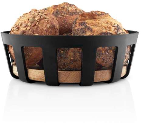 Eva Solo Košík na pečivo Nordic Kitchen 22 × 7 cm, černý