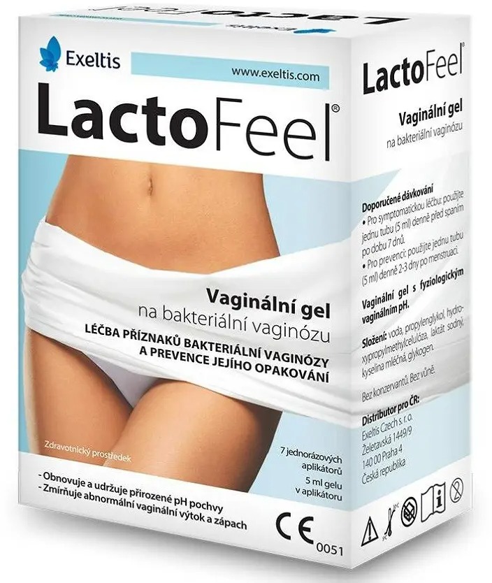 LactoFeel vaginální gel 7 × 5 ml