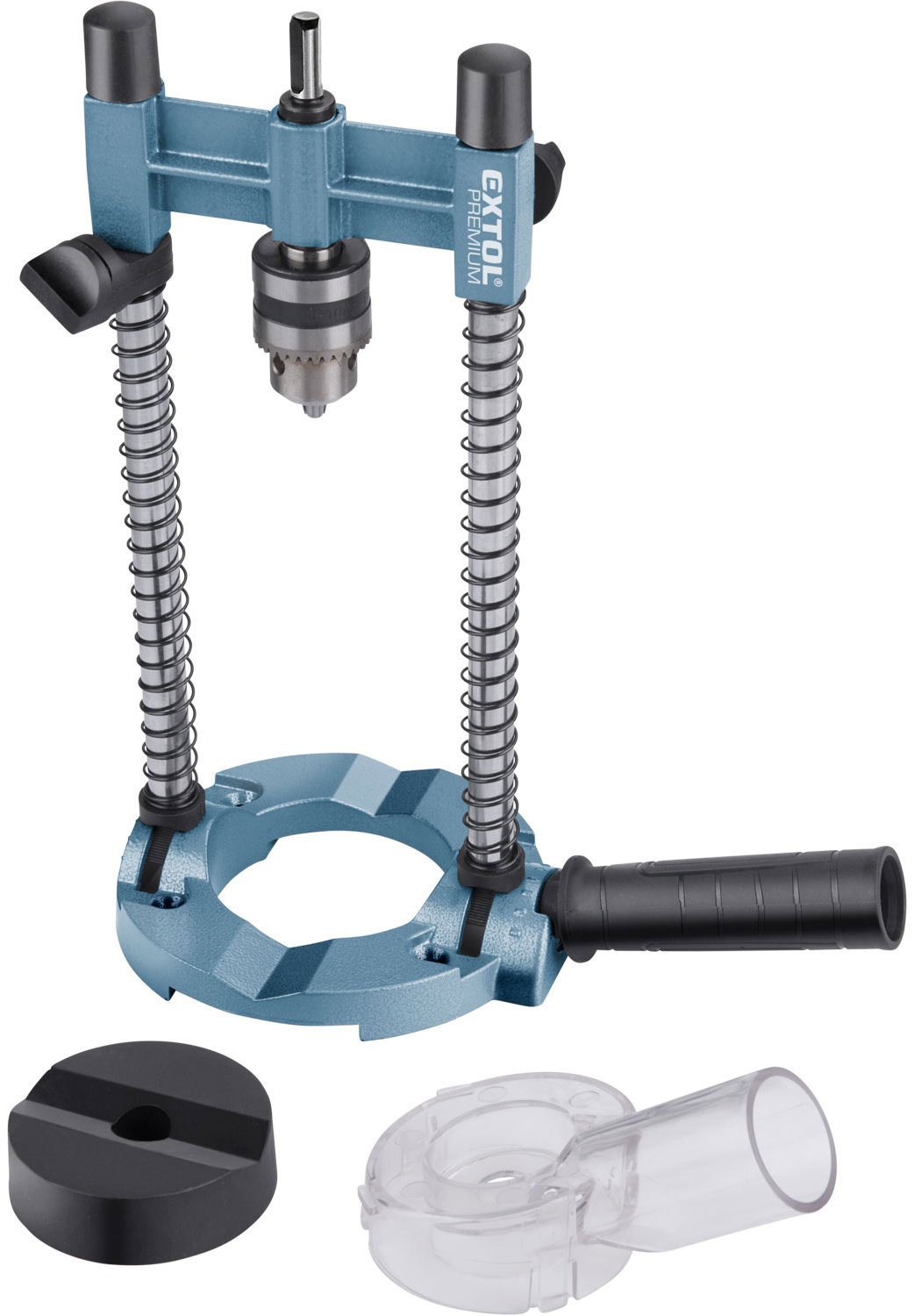 EXTOL PREMIUM stojan na vrtačku víceúčelový se sklíčidlem, O 1-10mm, O stopky 9mm, 8807005