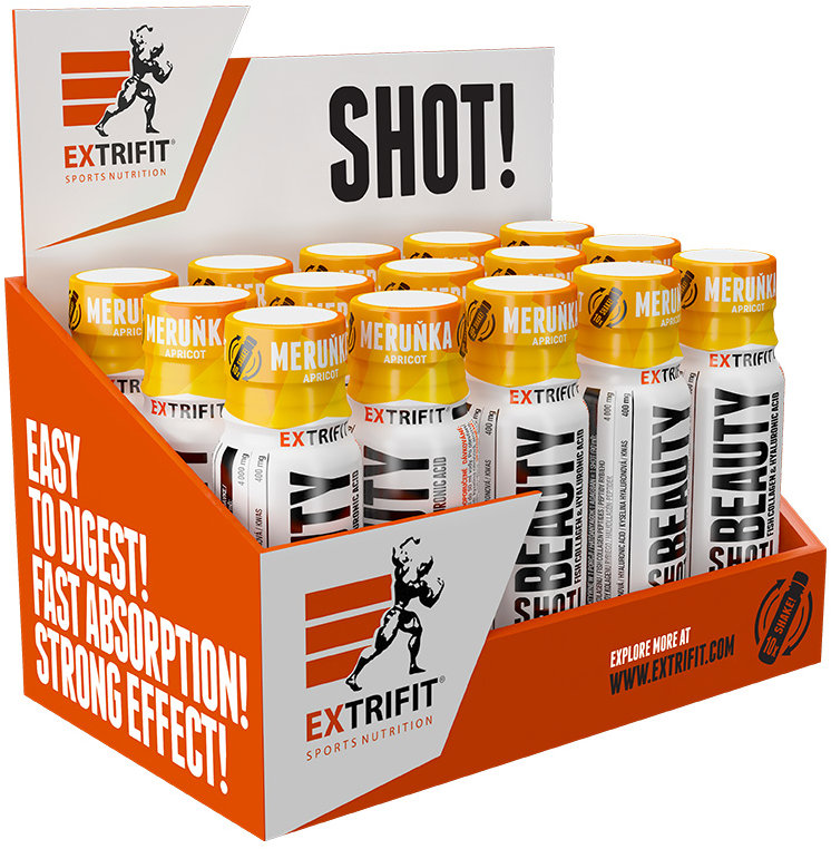 Extrifit Beauty Shot! 15 × 90 ml apricot
