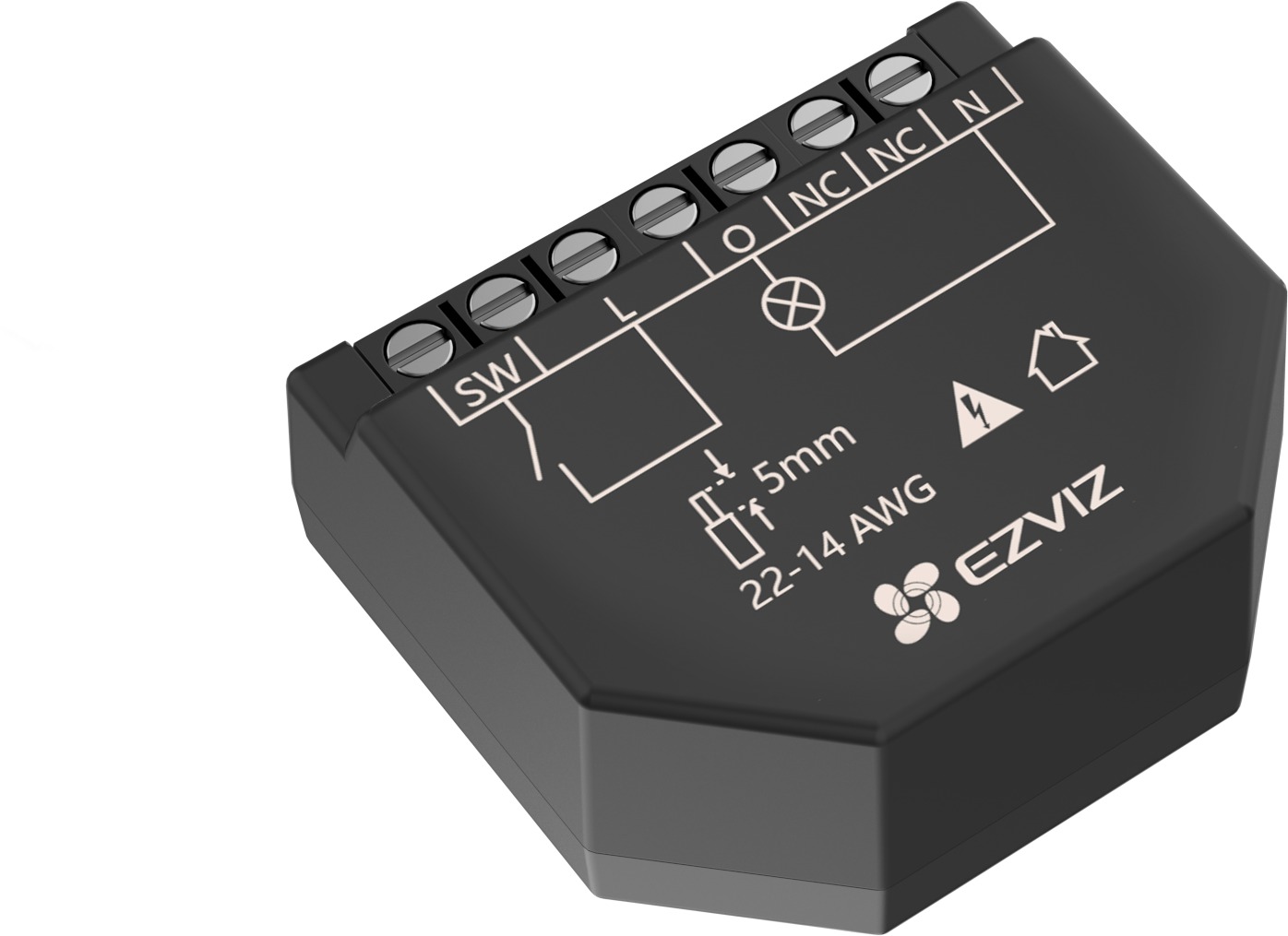EZVIZ Chytrý spínací Wi-Fi modul T35-R100-WM (1ch, měření spotřeby)