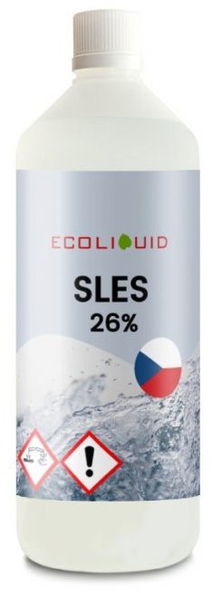 Ecoliquid SLES 26 %, Sodium Laureth Sulfate, 1 l