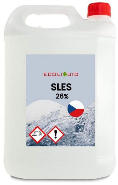 Ecoliquid SLES 26 %, Sodium Laureth Sulfate, 5 l